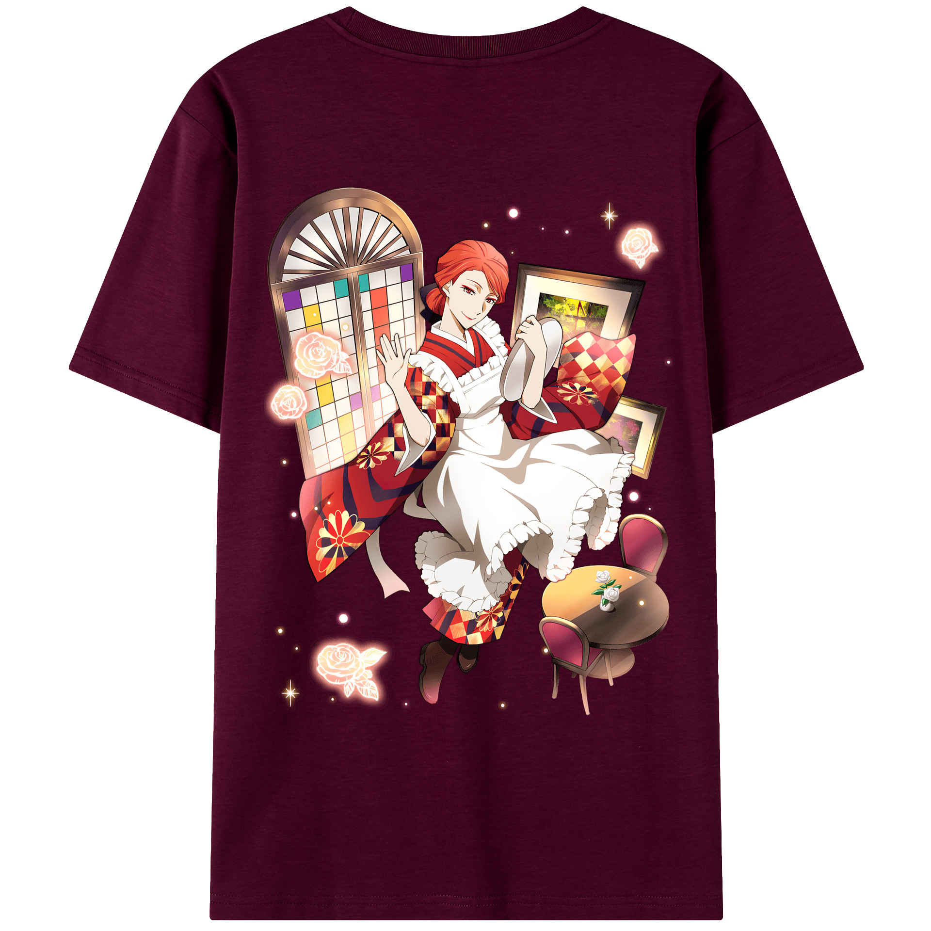 （画像用） 文豪ストレイドッグス Bungo Stray Dogs レディース半袖Tシャツ(バックプリント)